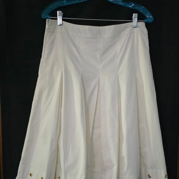 Vintage pleated skirt with gromet detail - Picture 1 of 1